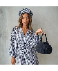 Naga Macrame Bucket Bag In Black