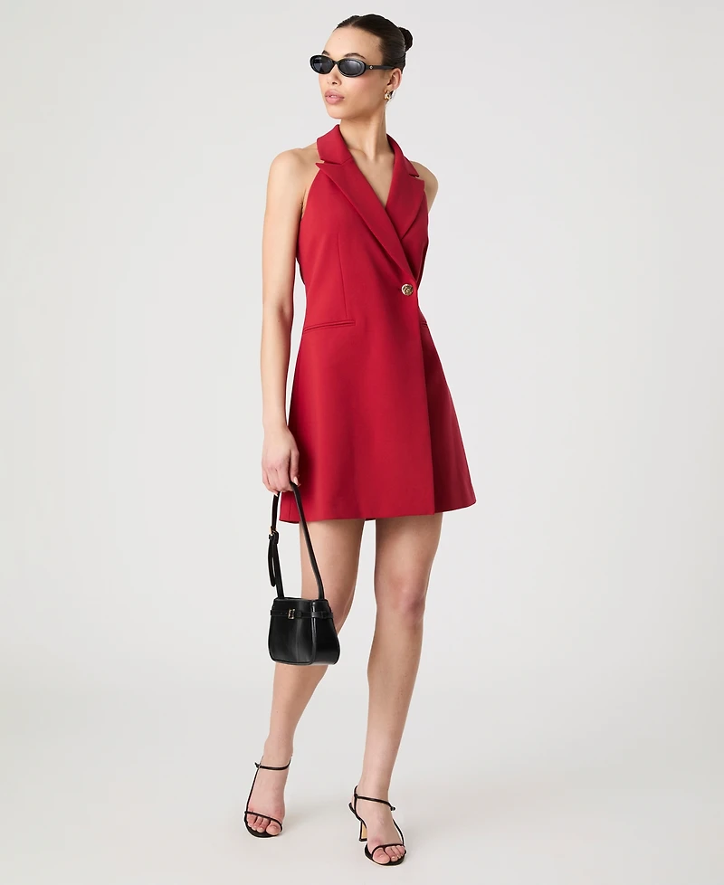 French Connection Women's Whisper Halter Neck Blazer Dress
