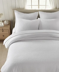 Levtex Cross Stitch 3-Pc. Duvet Cover Set