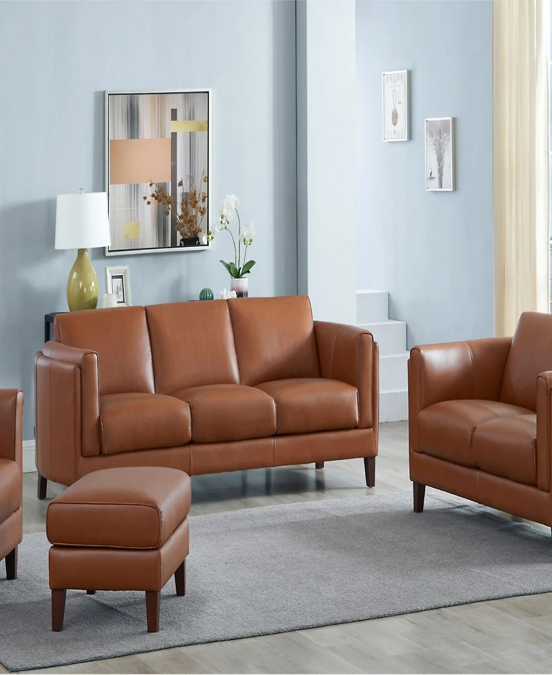 Hydeline Maui 88" Top Grain Leather Sofa