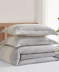 Levtex Sand Stripes Textured 3-Pc. Comforter Set, King/California King