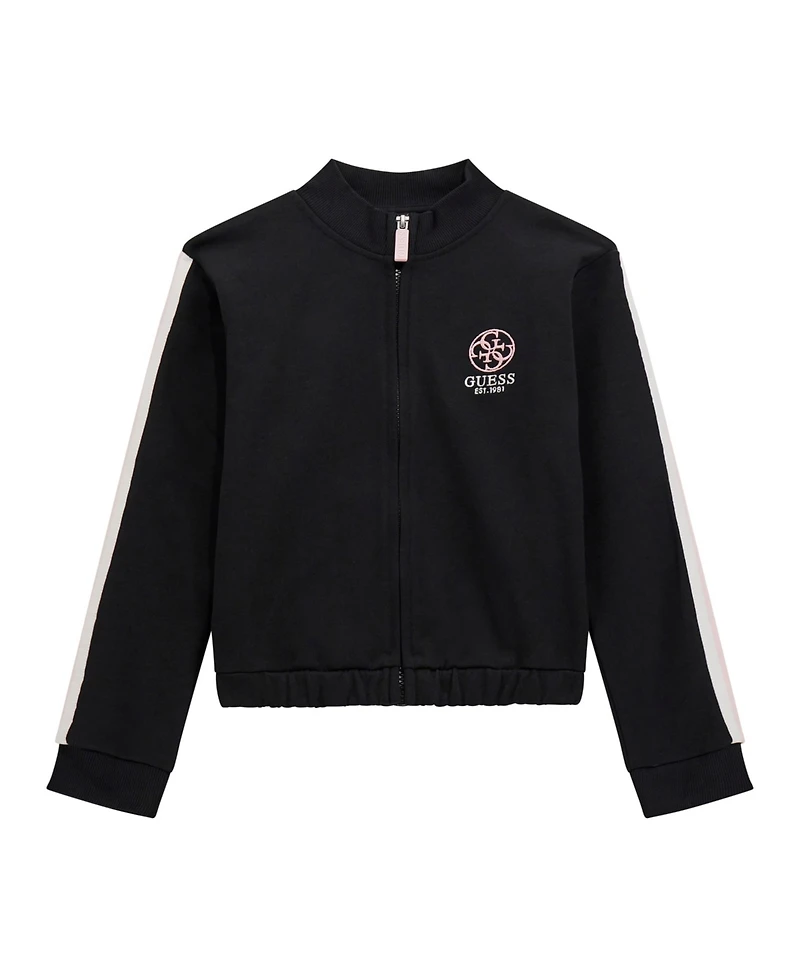 Guess Big Girl Long Sleeve Zip-Up Sweatshirt