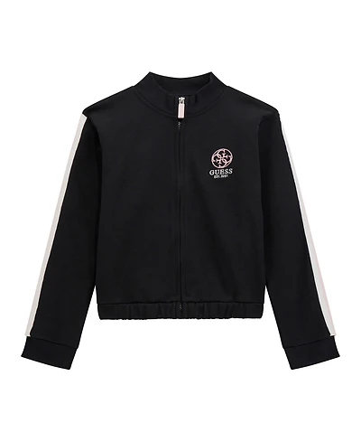 Guess Big Girl Long Sleeve Zip-Up Sweatshirt