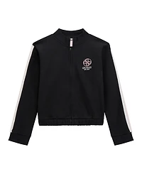 Guess Big Girl Long Sleeve Zip-Up Sweatshirt