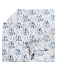 Levtex Coral Landing Reversible 3-Pc. Quilt Set