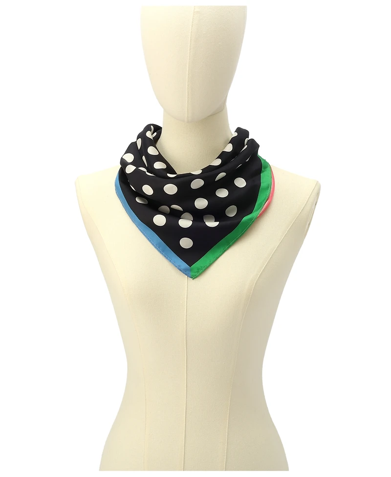 Kate Spade New York Women's Breezy Dot Silk Bandana Scarf