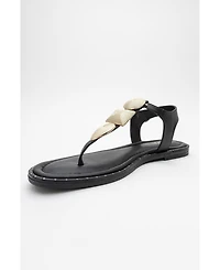 Giulia Leather Flat Sandal (Women)
