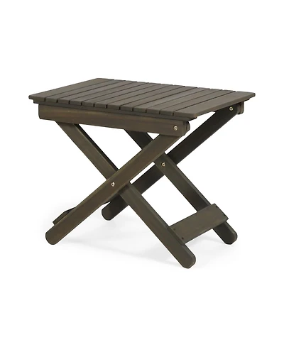 22.75 Inch Small Folding Table,Outdoor Folding Slide Table,Wood Table Top