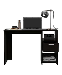 Sturdy Computer Desk with Large Work Surface and Drawers