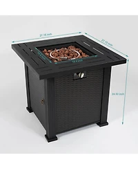 28inch Square Fire Pit Table
