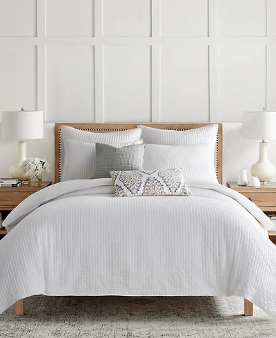 Levtex Cross Stitch 3-Pc. Comforter Set, Full/Queen
