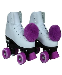 Epic Purple Princess Quad Roller Skates