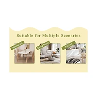 Streamdale Glass Table & 6 Pu Leather Chairs - Modern & Luxurious