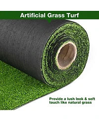 Yescom 4pcs 65x5 Ft Artificial Turf Grass Rug Gym Turf Indoor Outdoor Event Balcony Deck Patio