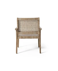 Streamdale Wicker & Acacia Club Chairs (Set of 2)