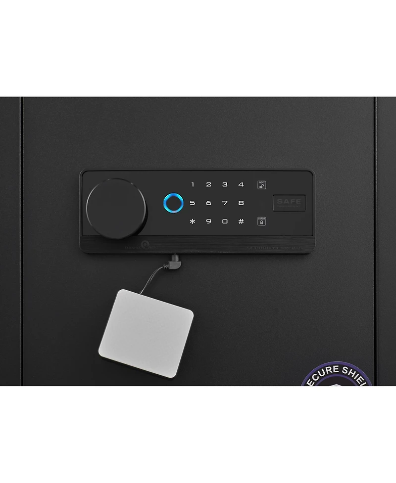 Safe Box: Fireproof Bag, Smart Alert, Removable Shelf