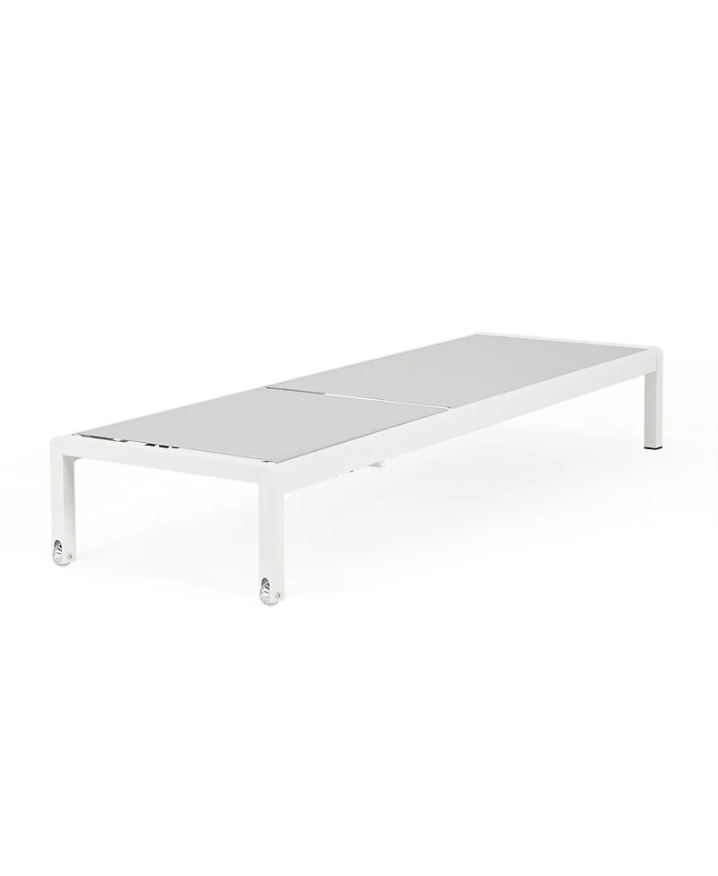 Streamdale Aluminum Outdoor Chaise Lounge Set (2)