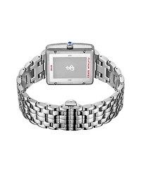 Jbw Women's Mink Platinum Series Diamond Stainless Steel Watch, 28mm