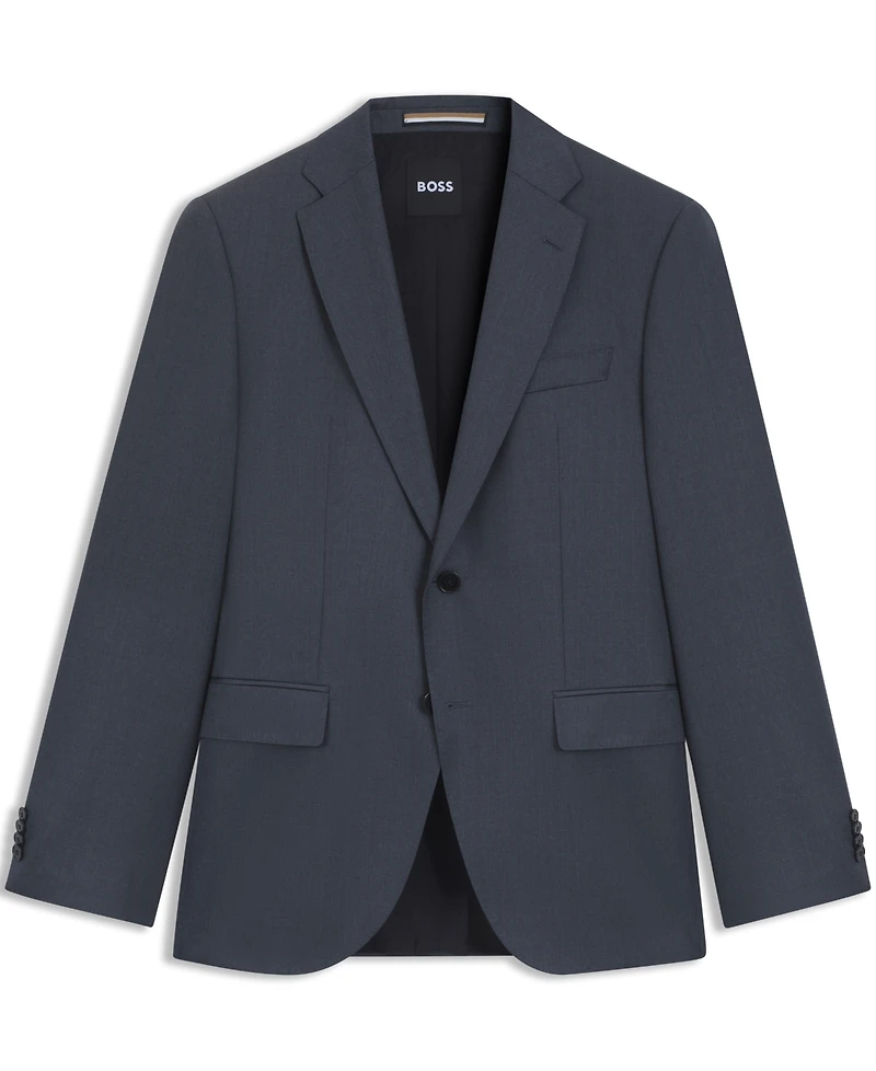 Boss by Hugo Men's Virgin-Wool Serge Suit Jacket