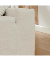 Streamdale 142" Cloud Sectional Sofa with Chaise, U-Shaped, Beige