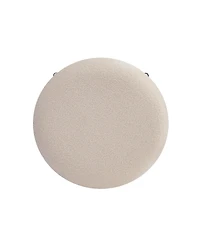 Streamdale Modern Counter Stools (4 Pack), 24.75" Tall, White with Iron Frame and Sponge Cushion