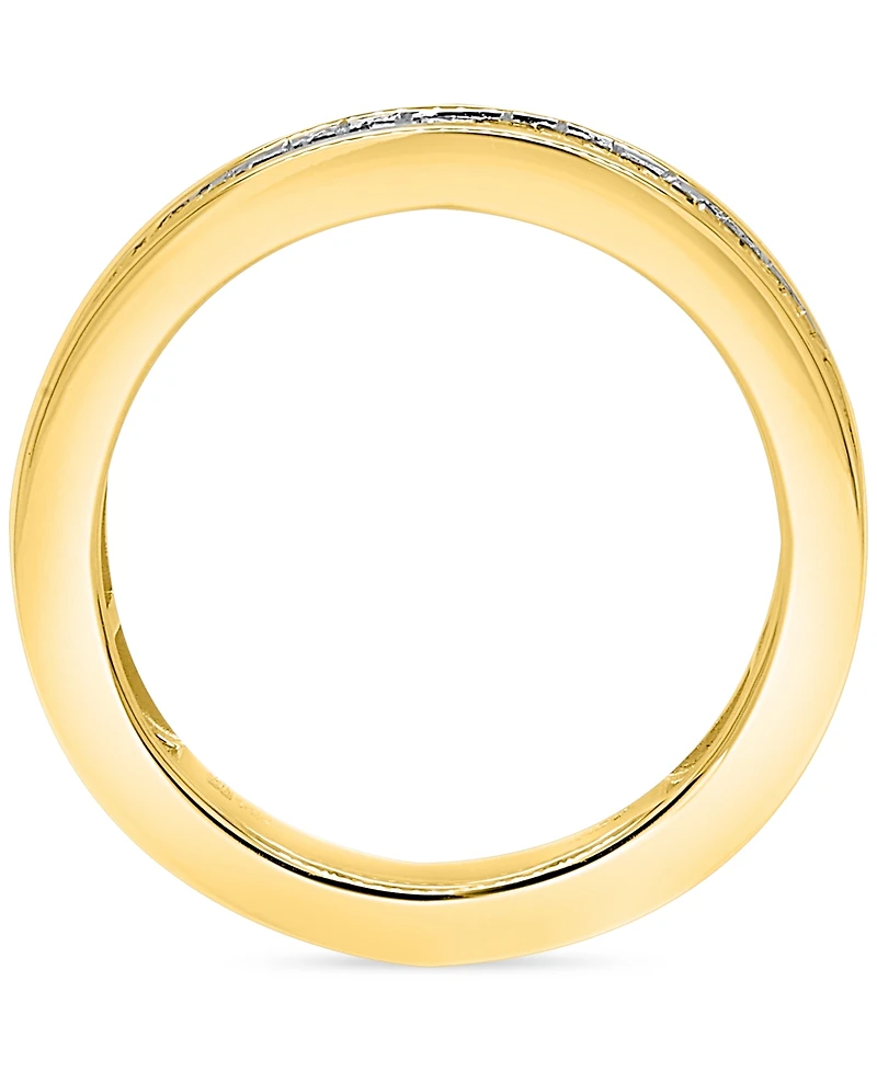 Forever Grown Diamonds Lab Diamond Baguette Band (1 ct. t.w.) Sterling Silver or 14k Gold-Plated