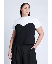 Eloquii Women's Twofer Tee