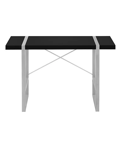 Compact Computer Desk with Sturdy Metal Frame