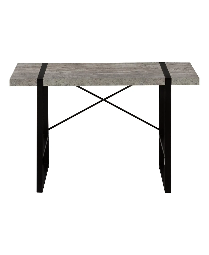 Compact Computer Desk with Sturdy Metal Frame