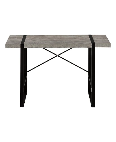 Compact Computer Desk with Sturdy Metal Frame