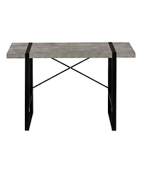 Compact Computer Desk with Sturdy Metal Frame