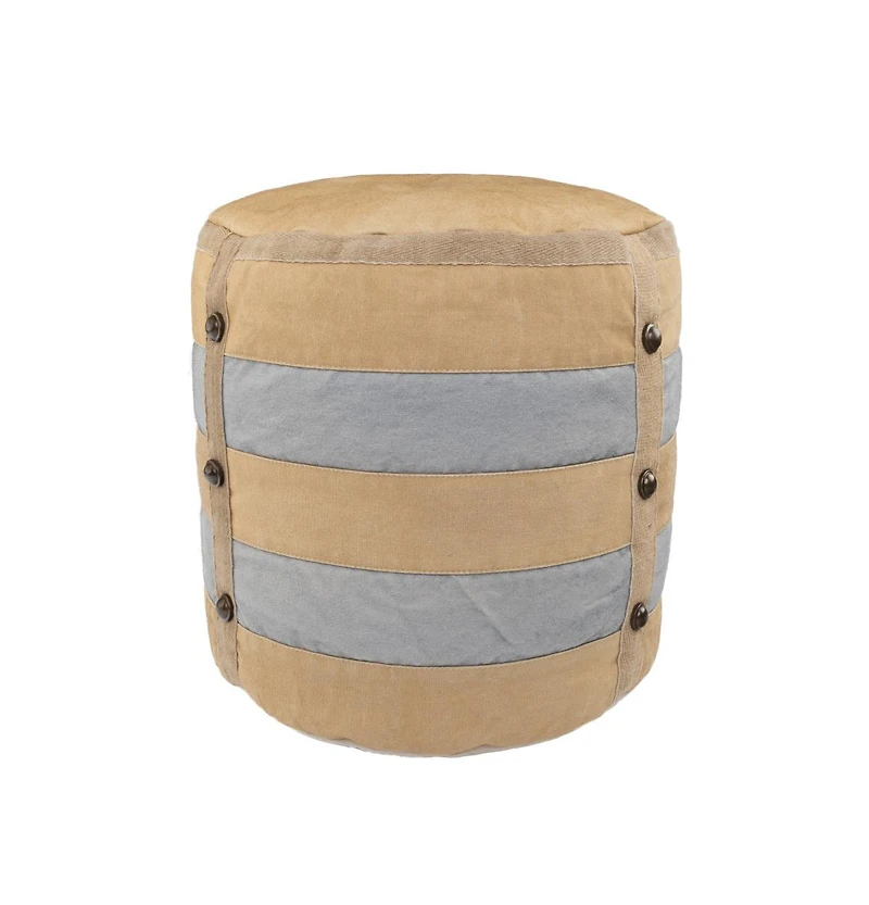 Chic Cotton Ottoman for Modern Home Furniture and Decor