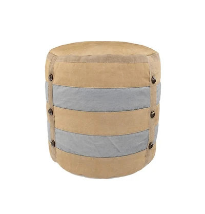 Chic Cotton Ottoman for Modern Home Furniture and Decor