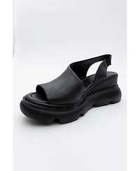 Agusto Leather Platform Sandal (Women)