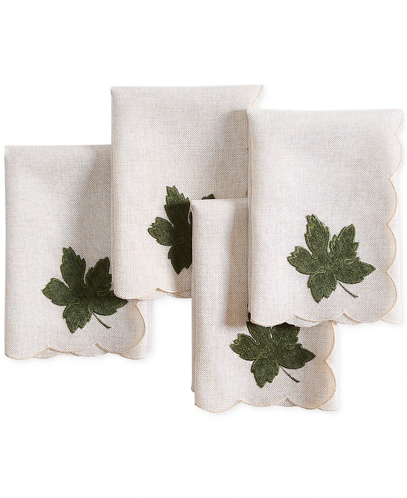 Elrene Fall Feels Cutwork Napkins, Set of 4