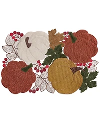 Elrene Fall Feels Cutwork Fabric Rectangle Placemat, 13" x 19"