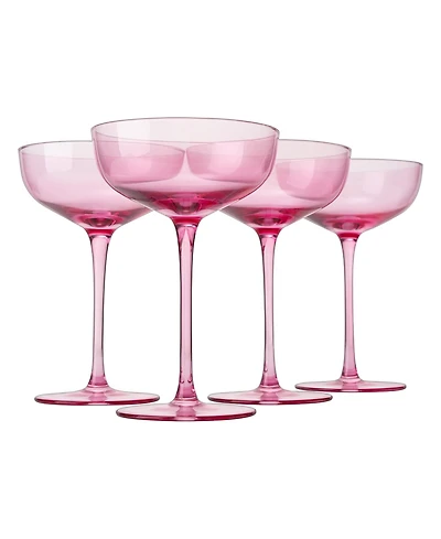 The Wine Savant Classic Coupe Glasses, Set of 4