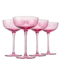 The Wine Savant Classic Coupe Glasses, Set of 4