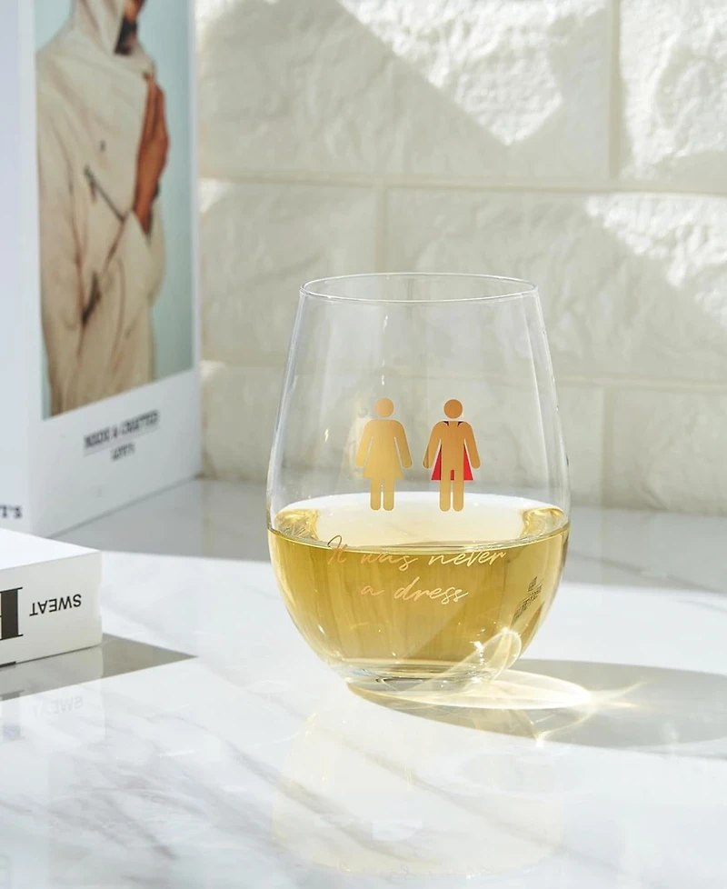 The Wine Savant It Was Never a Dress Wine Glass