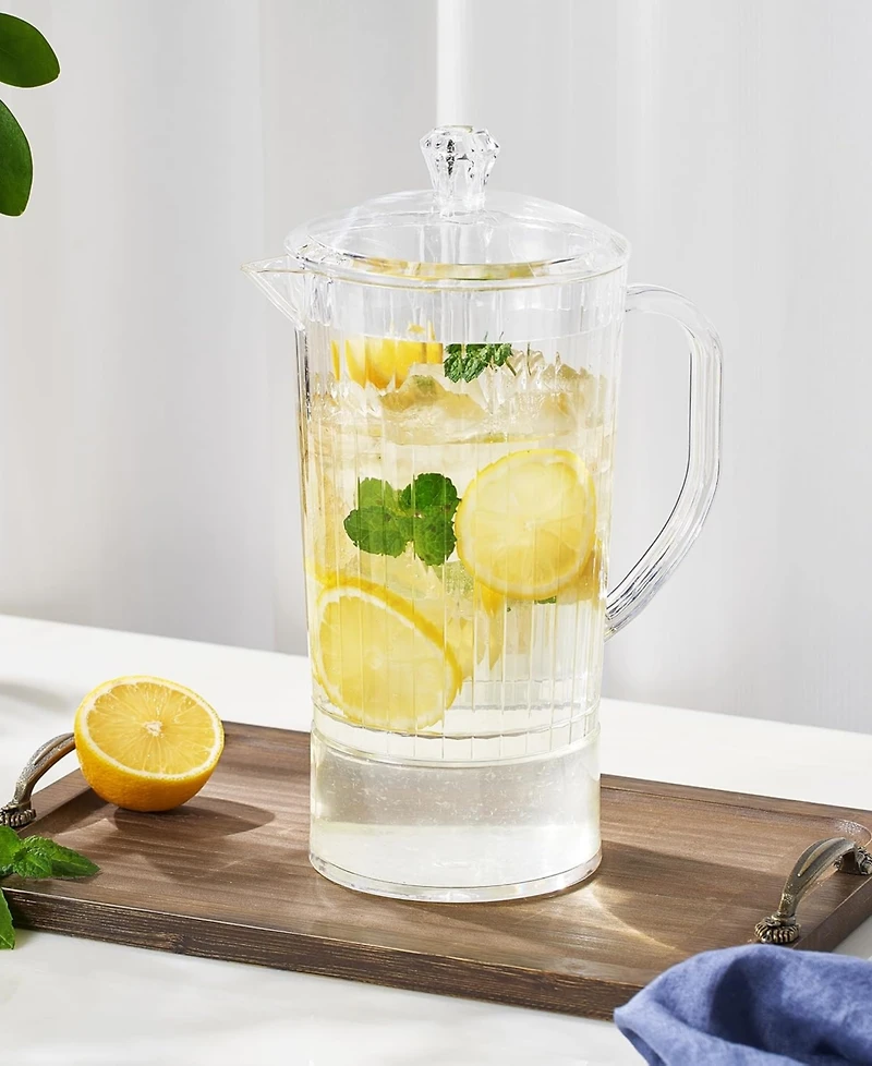 The Wine Savant Lighthouse Ribbed Pitcher