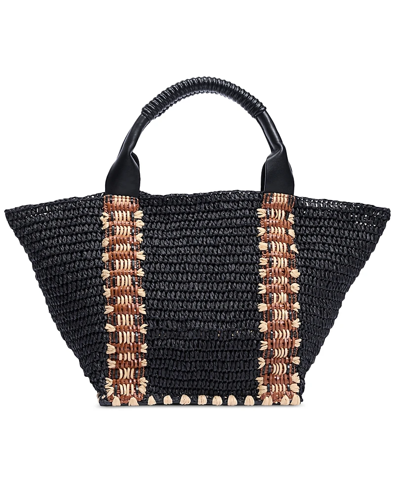 Sam Edelman Marley Raffia Collapsible Large Tote
