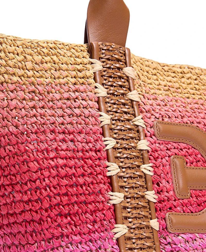 Sam Edelman Marley Raffia Collapsible Large Tote