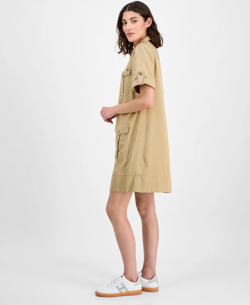 Tommy Hilfiger Women's Short-Sleeve Utility Dress