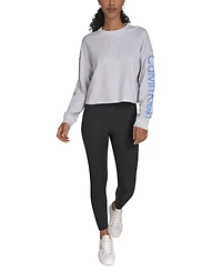 Calvin Klein Performance Women's Logo Cropped Long-Sleeve
