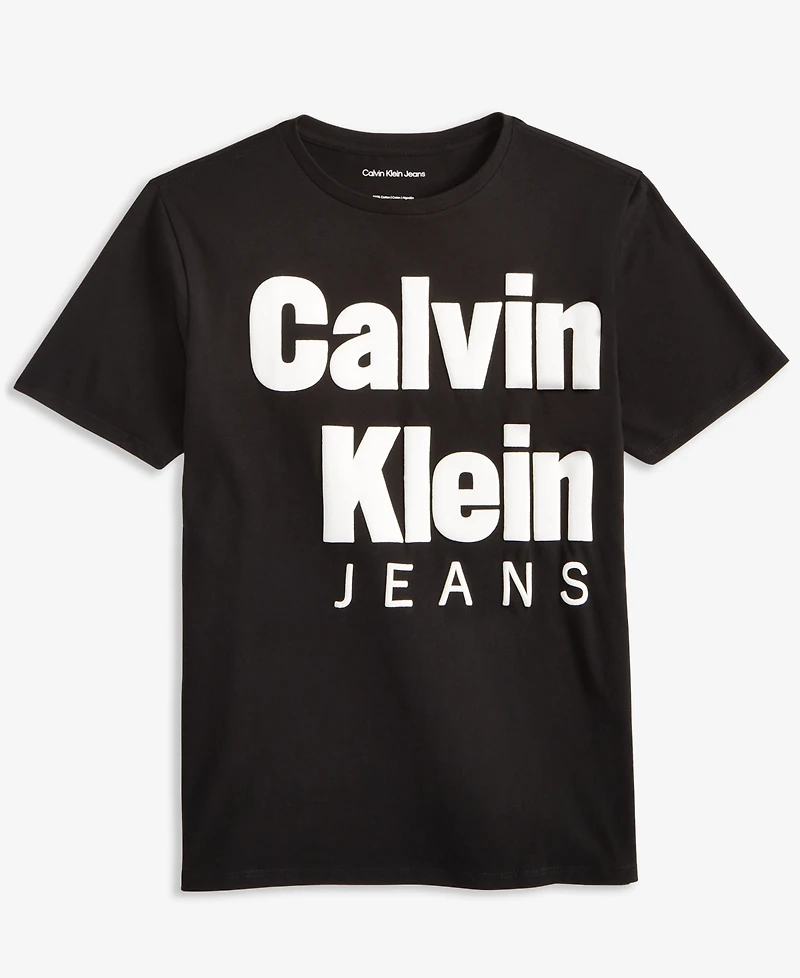 Calvin Klein Big Boys Logo Graphic Short-Sleeve T-Shirt