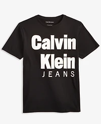 Calvin Klein Big Boys Logo Graphic Short-Sleeve T-Shirt
