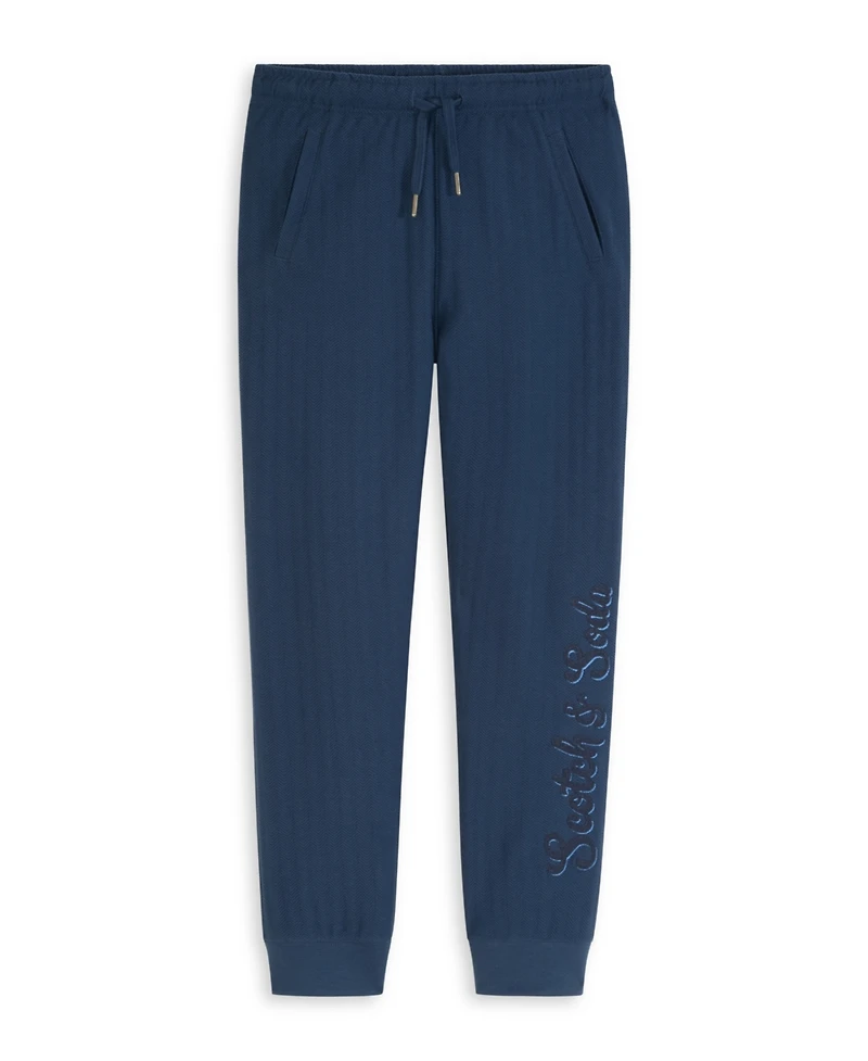 Scotch & Soda Big Boys Knit Herringbone Jogger Pants
