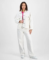 Hugo Women's Cotton Denim Button-Front Jacket
