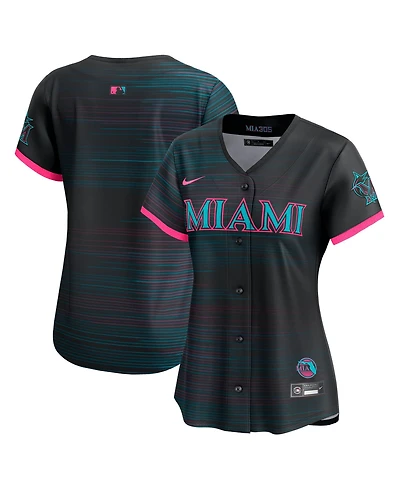 Nike Men's Black Miami Marlins 2025 City Connect Limited Jersey