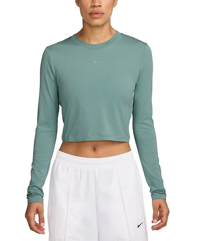 Nike Sportswear Women's Chill Knit Slim Long-Sleeve Cropped Top